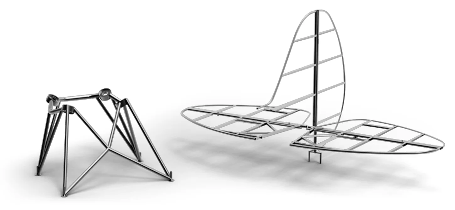 Aerospace tube structures manufactured by VR3 Engineering
