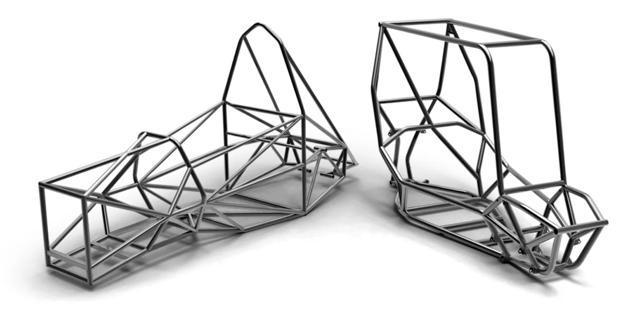 Performance Racing chassis structures manufactured by VR3 Engineering